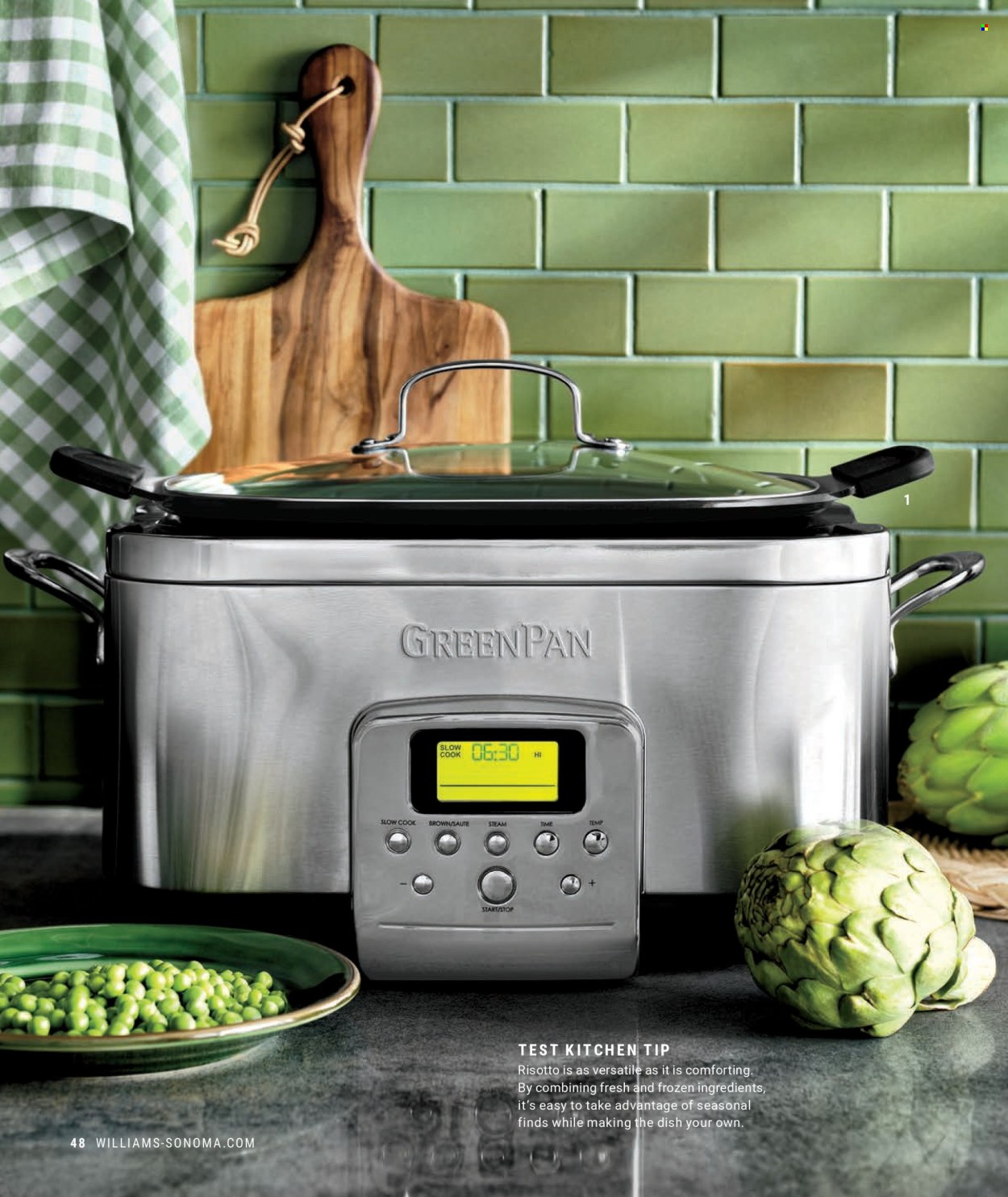 thumbnail - Williams-Sonoma Flyer - Sales products - risotto. Page 48.