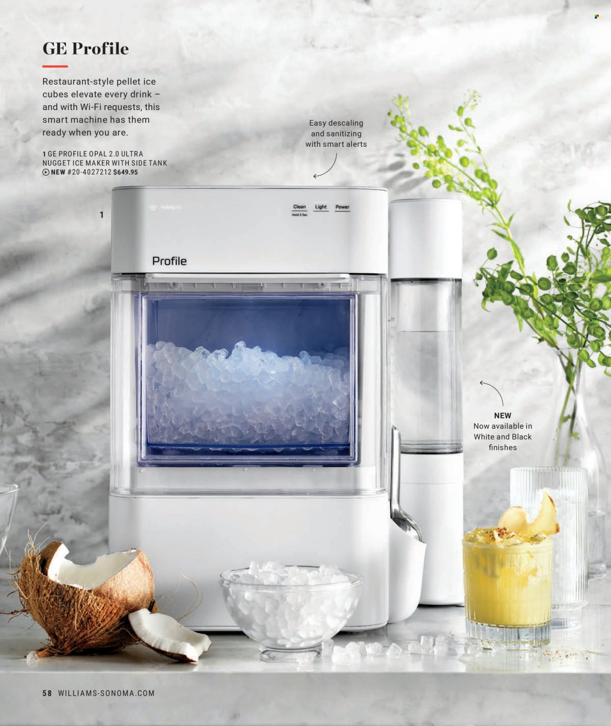 thumbnail - Williams-Sonoma Flyer - Sales products - ice cubes. Page 58.