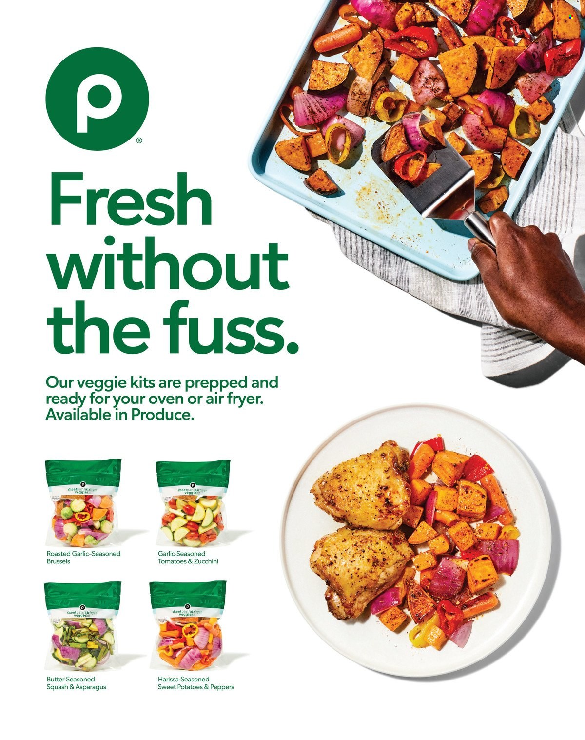 thumbnail - Publix Flyer - 05/02/2024 - 06/26/2024 - Sales products - sweet potato, tomatoes, zucchini, butter. Page 1.