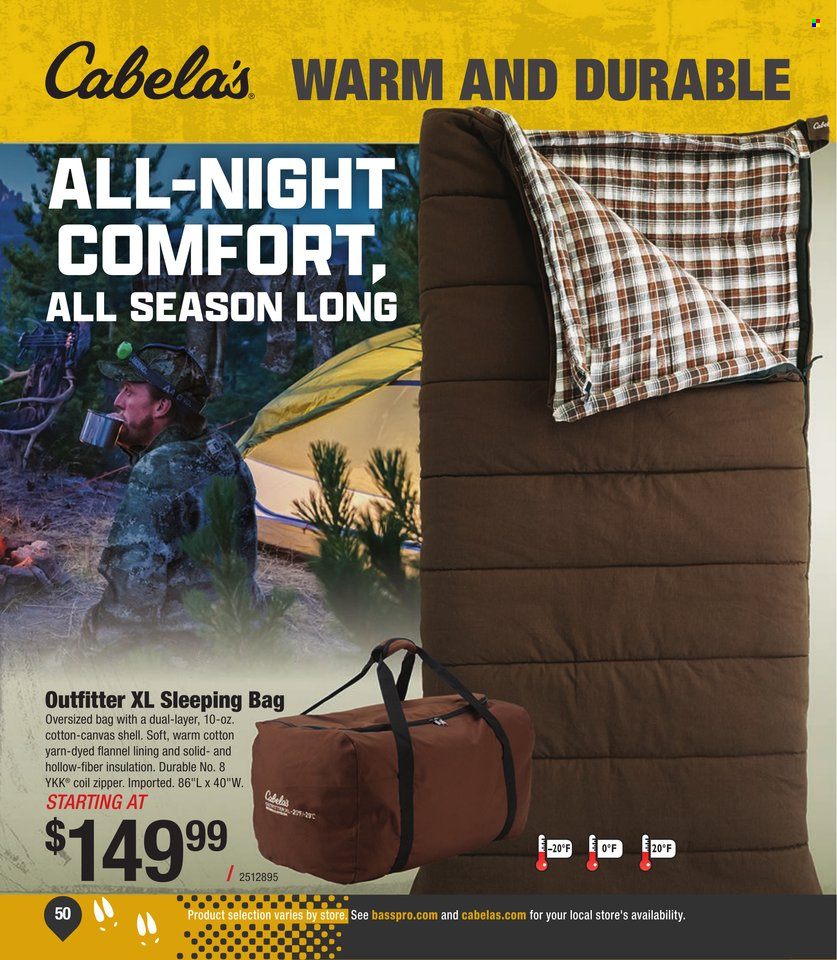 Cabela's ad. Page 1