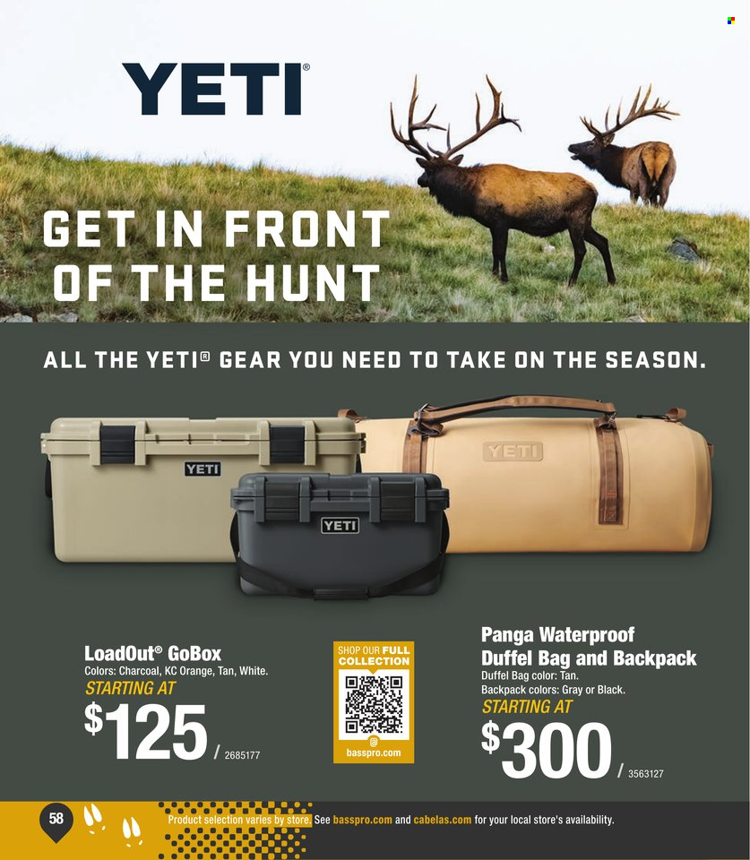 Cabela's ad. Page 58