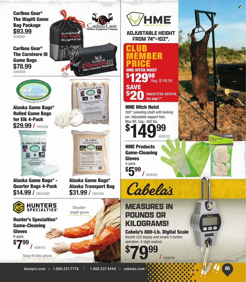 Cabela's ad. Page 1