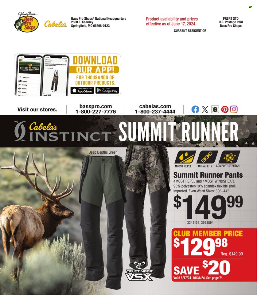 Bass Pro Shops ad. Page 1