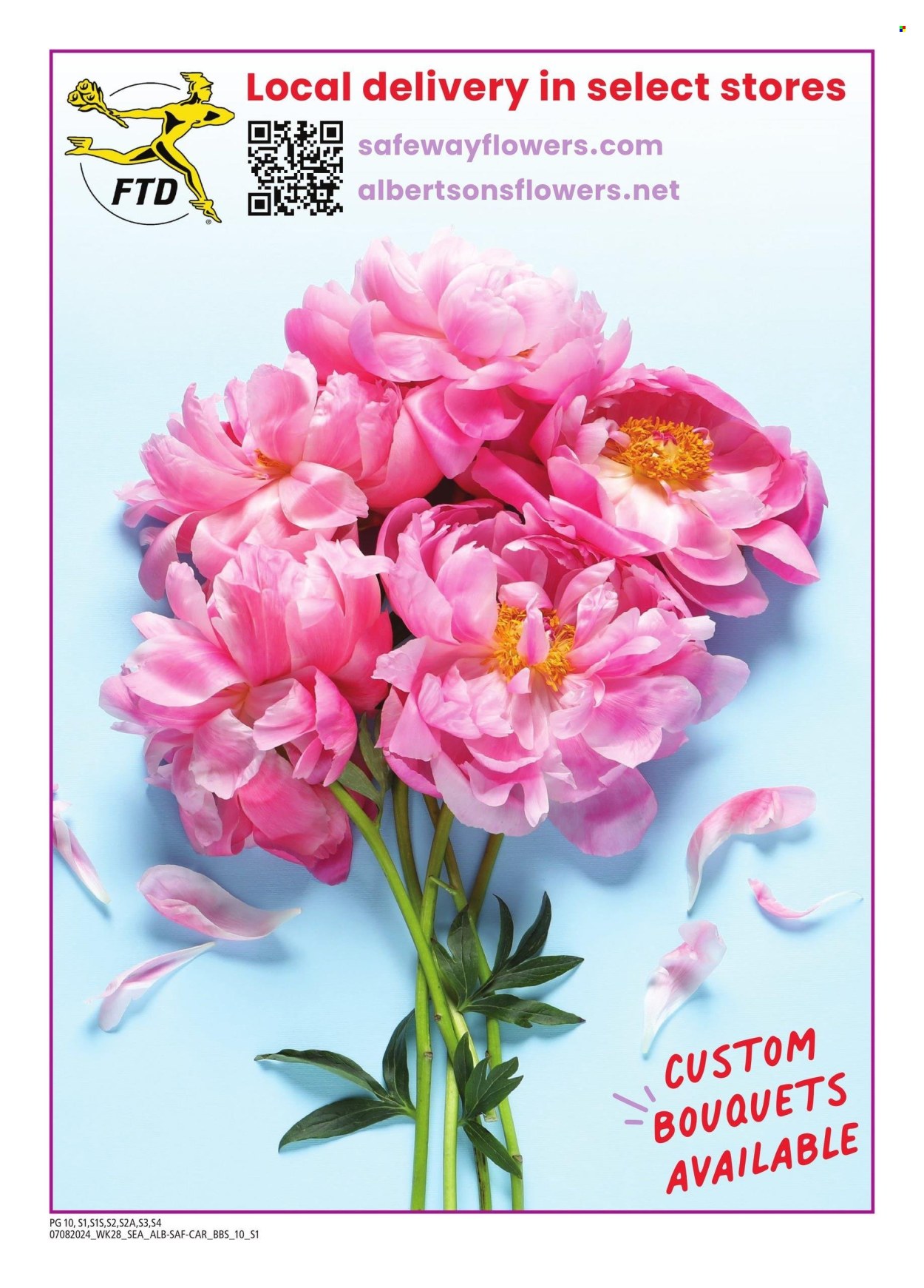 thumbnail - Albertsons Flyer - 07/08/2024 - 08/04/2024 - Sales products - bouquet. Page 10.