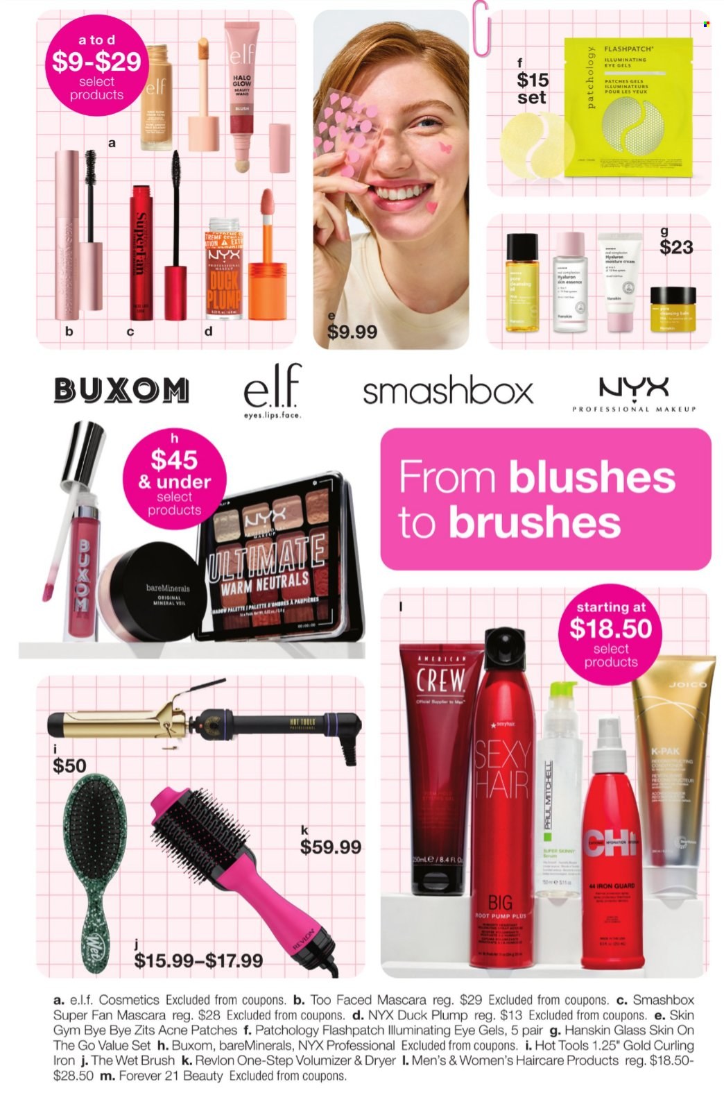 thumbnail - JCPenney Flyer - 07/15/2024 - 07/31/2024 - Sales products - Revlon, Palette, NYX Cosmetics, curling iron, Elf. Page 13.