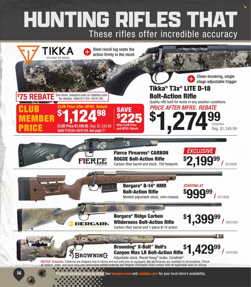 Bass Pro Shops ad. Page 1