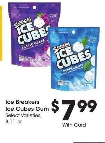 thumbnail - Ice cubes gum
