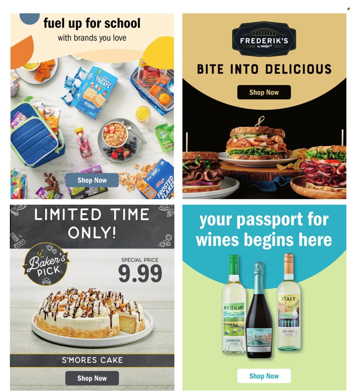 thumbnail - Meijer Flyer - 07/28/2024 - 08/03/2024 - Sales products - sandwich, Bakers. Page 39.