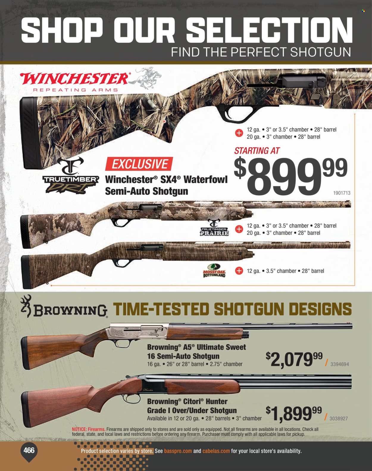 Bass Pro Shops ad. Page 1