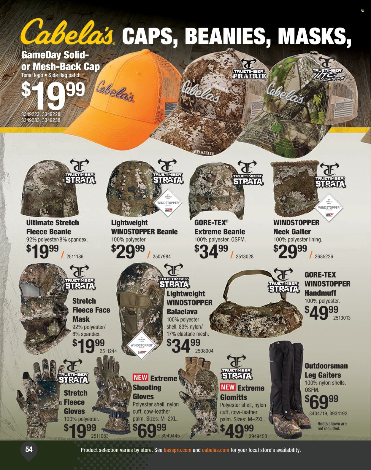 Cabela's ad. Page 1