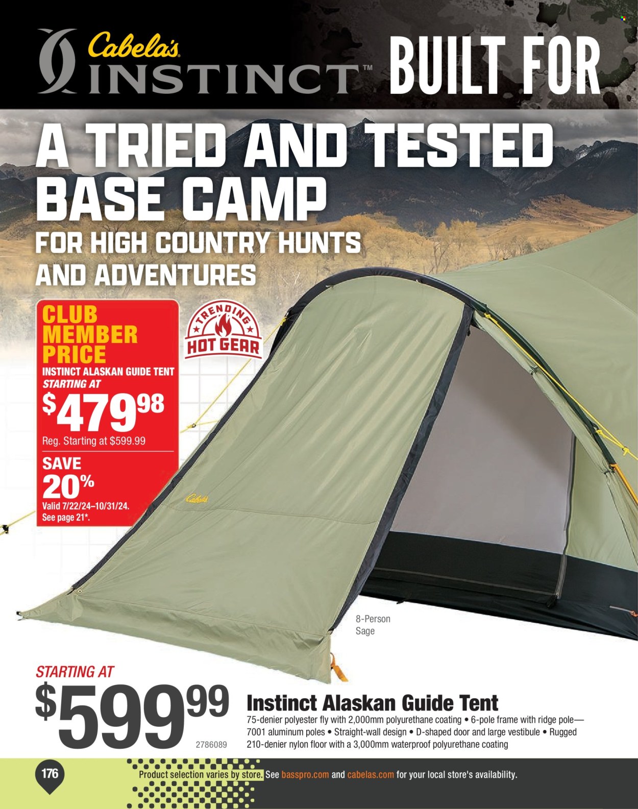 Cabela's ad. Page 1