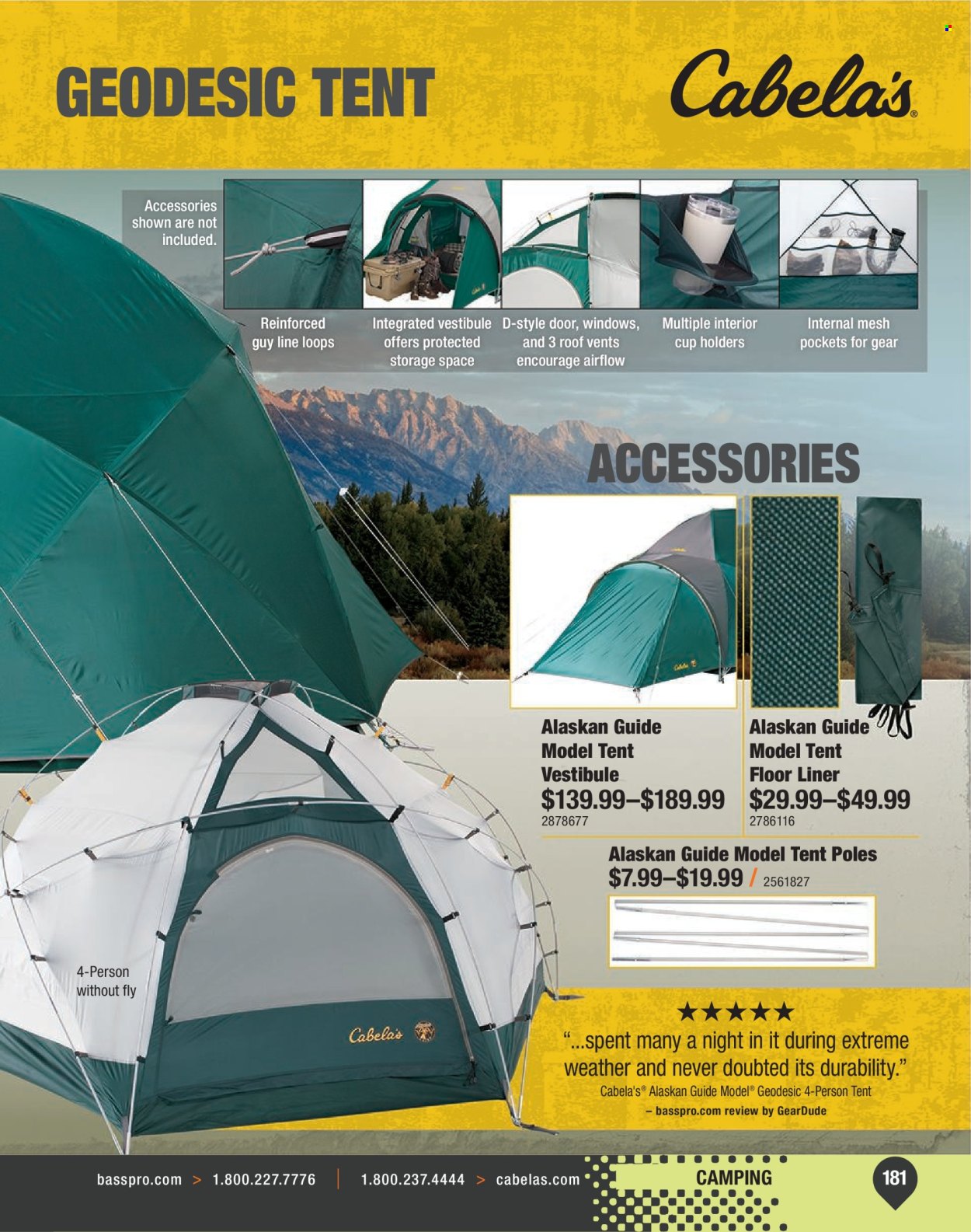 Cabela's ad. Page 1