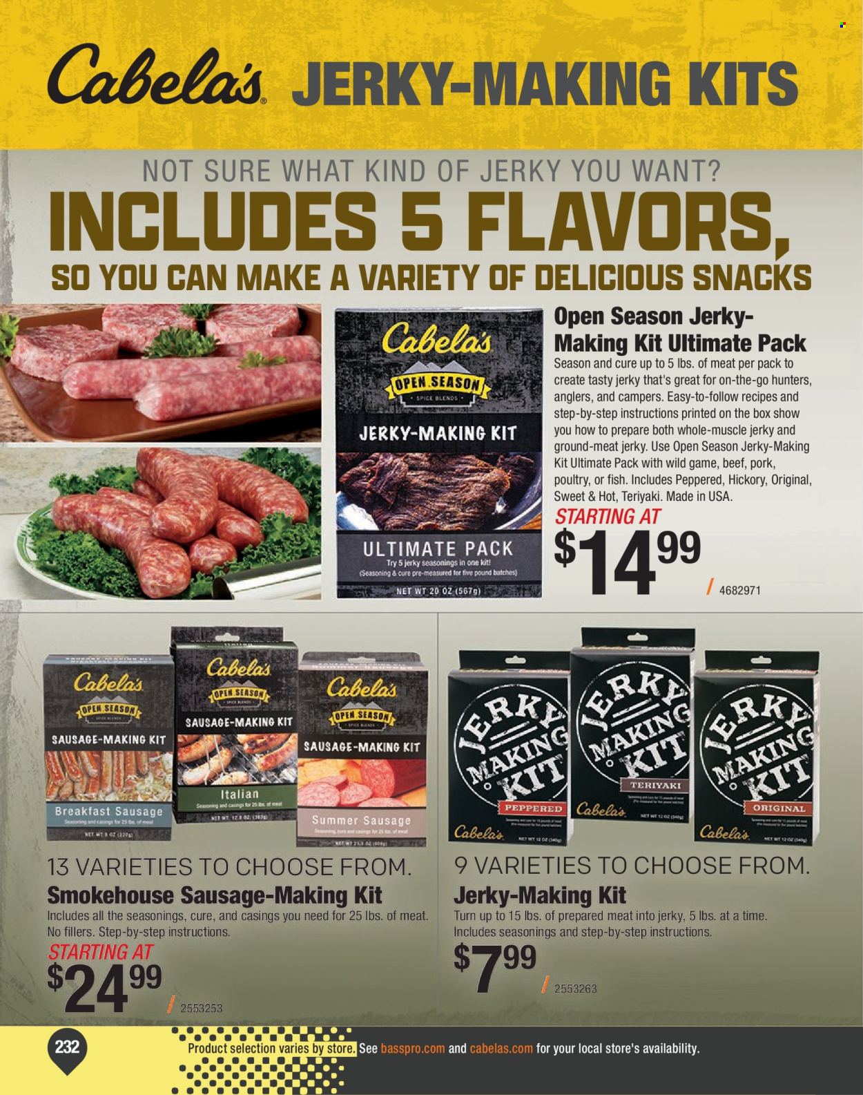 Cabela's ad. Page 1