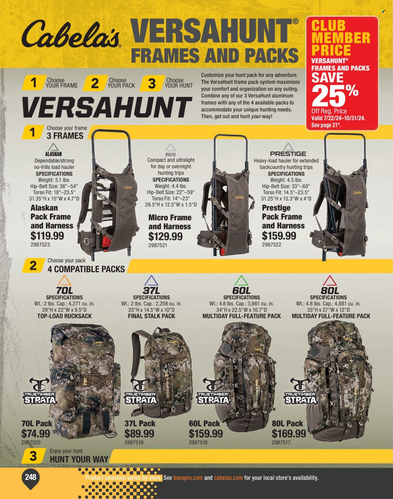 Cabela's ad. Page 1