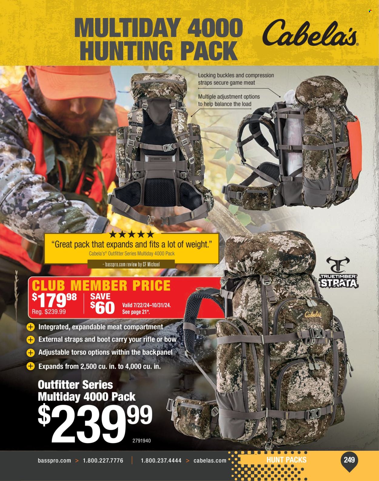 Cabela's ad. Page 1