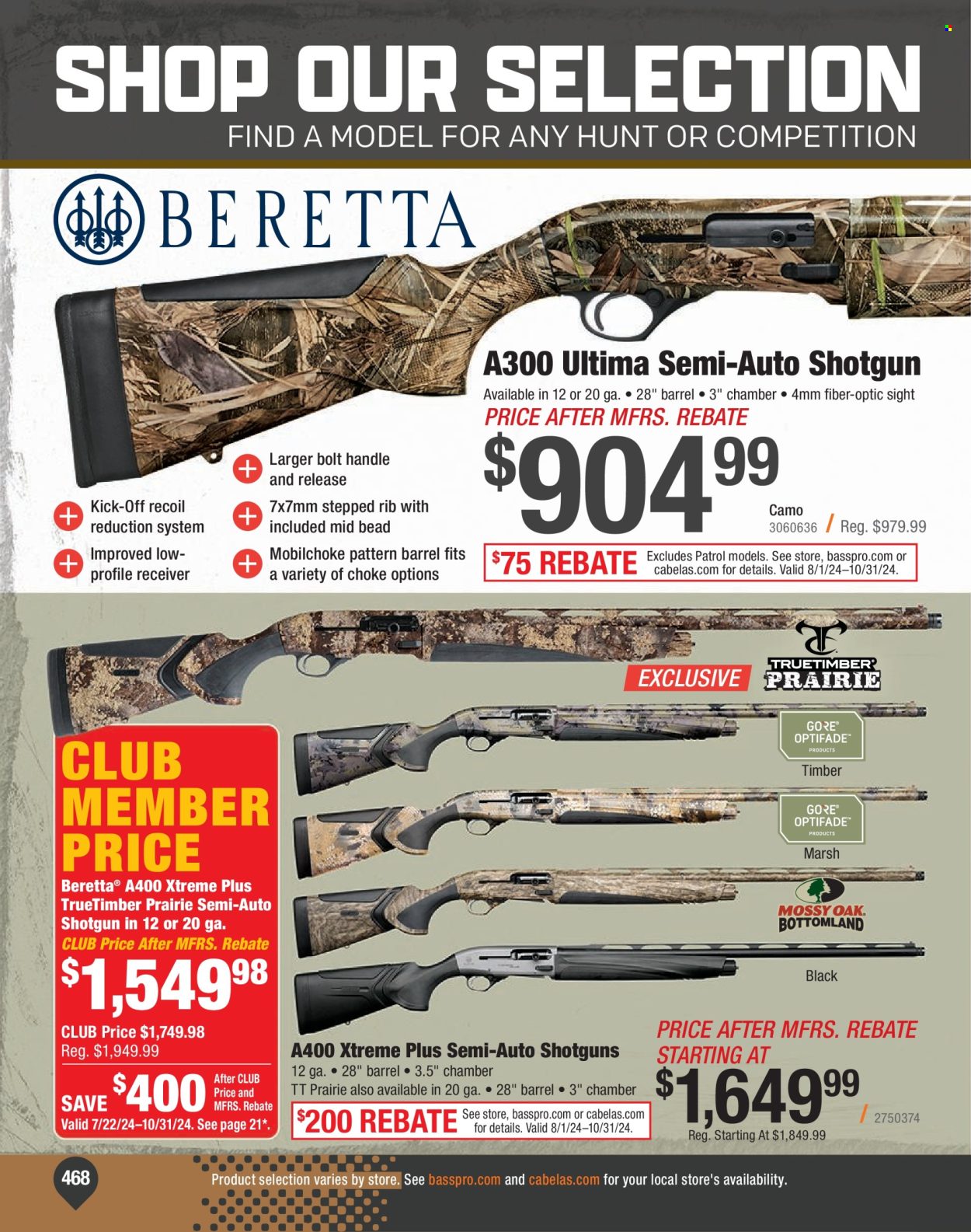 Cabela's ad. Page 1