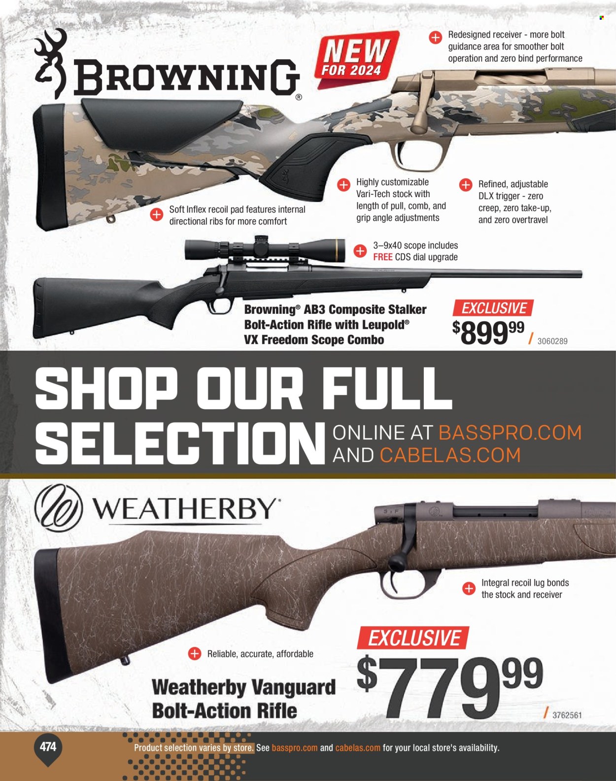 Cabela's ad. Page 1