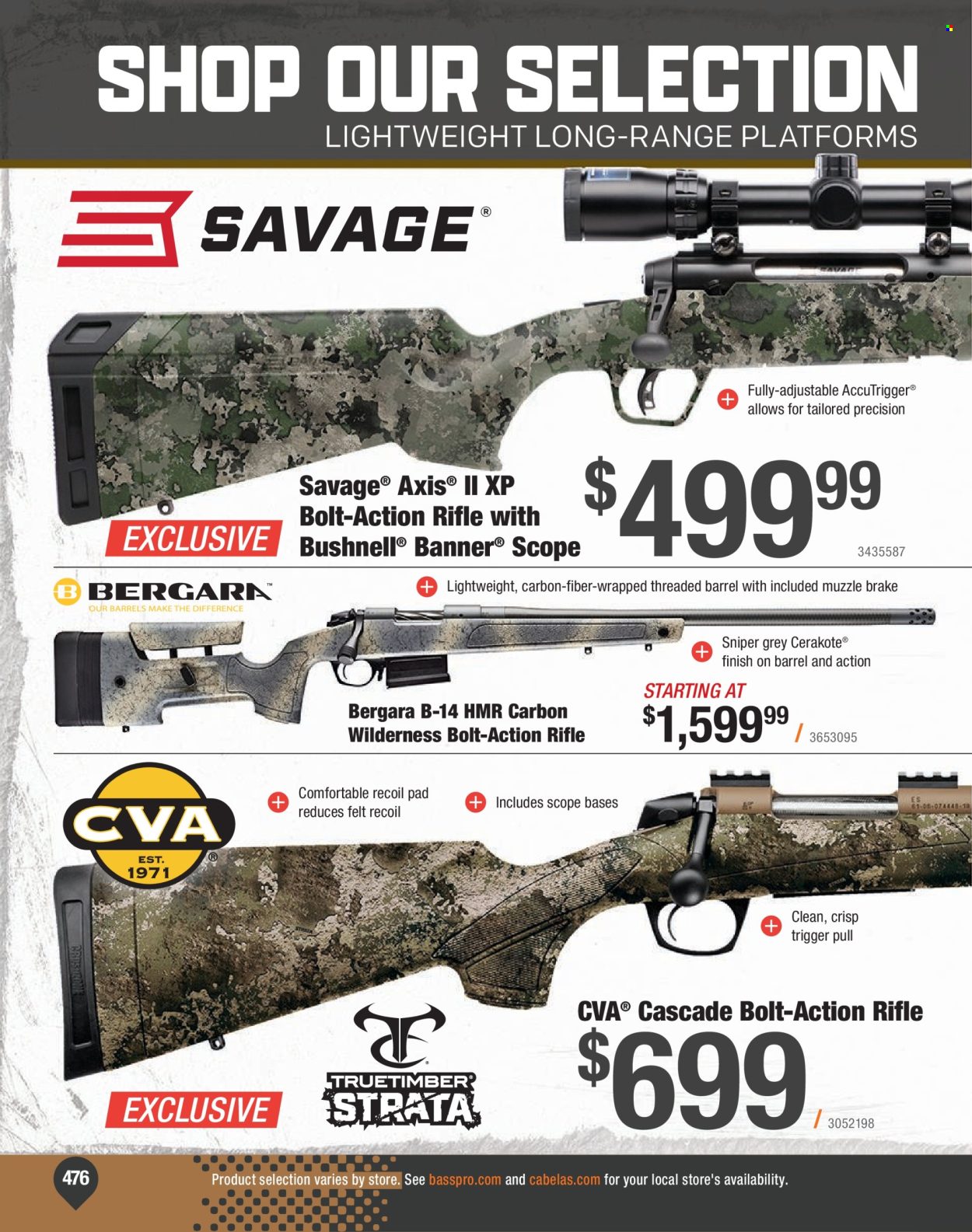 Cabela's ad. Page 1