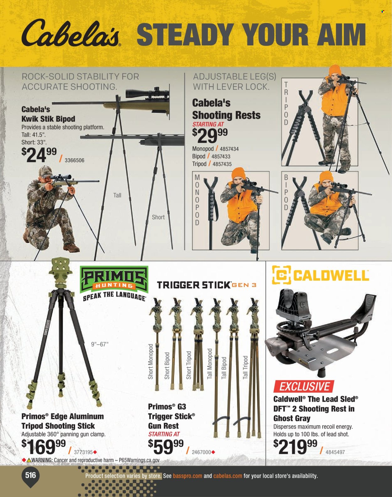 Cabela's ad. Page 1