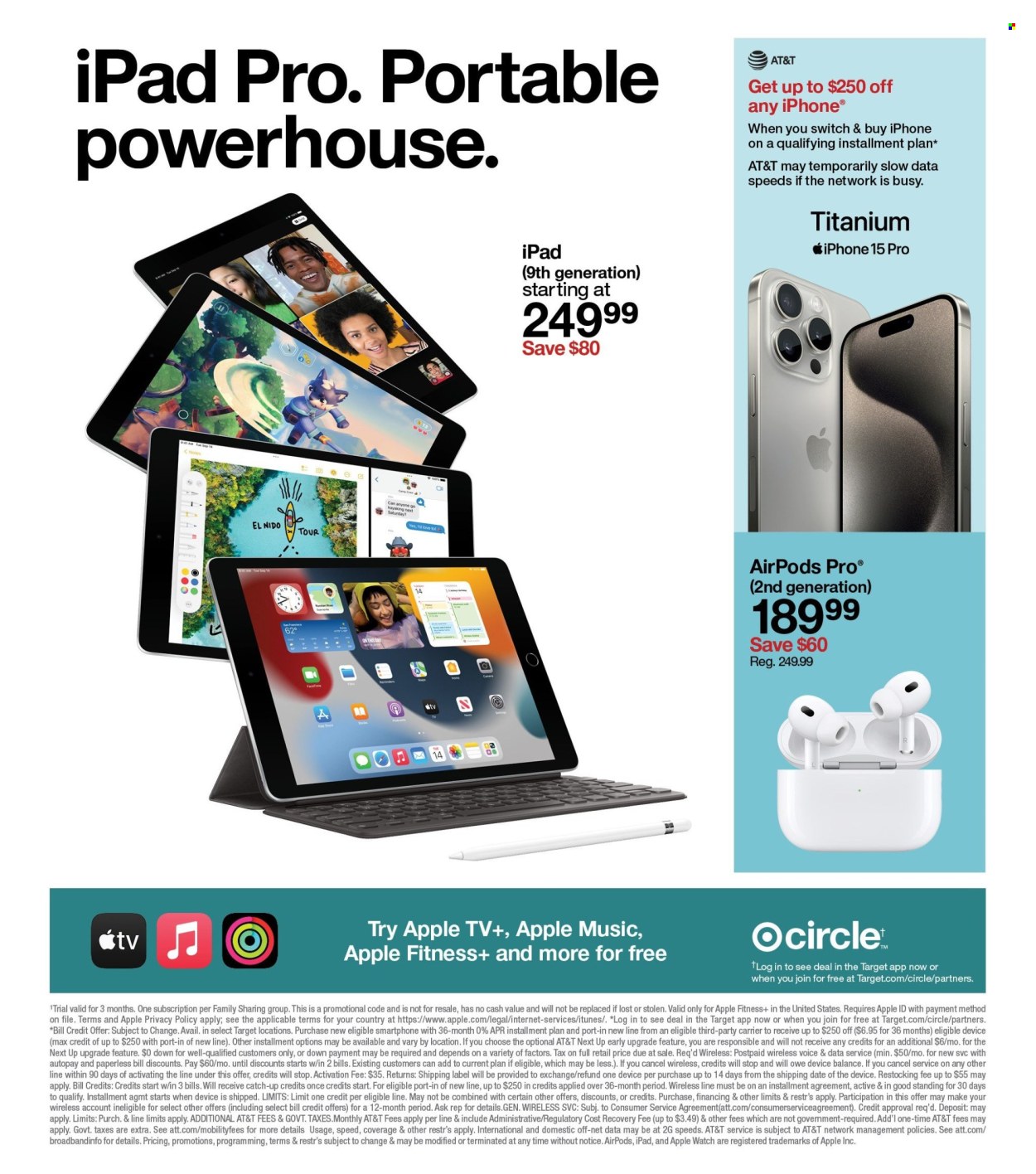 thumbnail - Target Flyer - 08/04/2024 - 08/10/2024 - Sales products - tablet, iPad, iPad Pro, switch, Target, label, iPhone, smartphone, Apple Watch, smart watch, Airpods, earbuds, watch. Page 13.