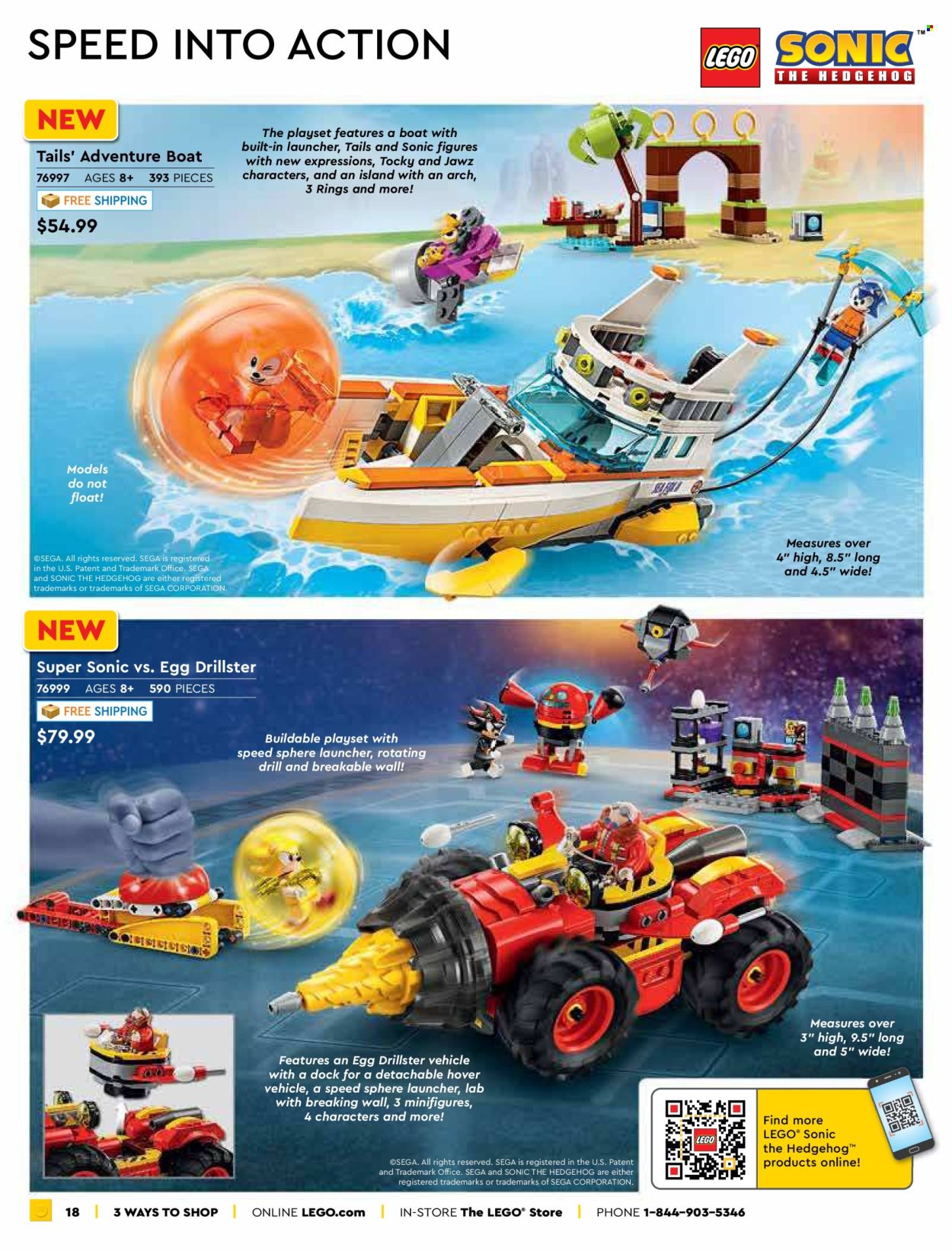 LEGO ad. Page 18