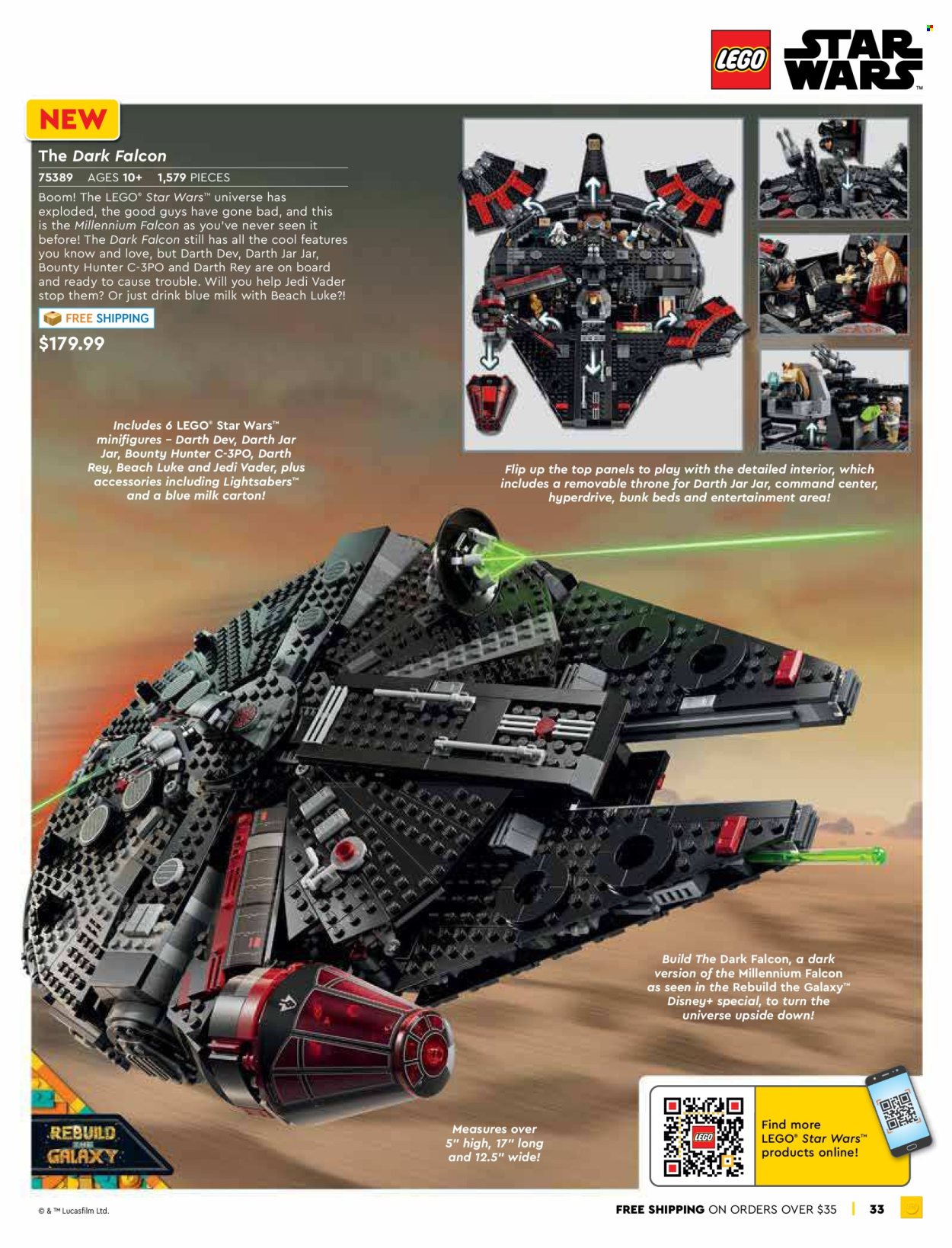 LEGO ad. Page 33