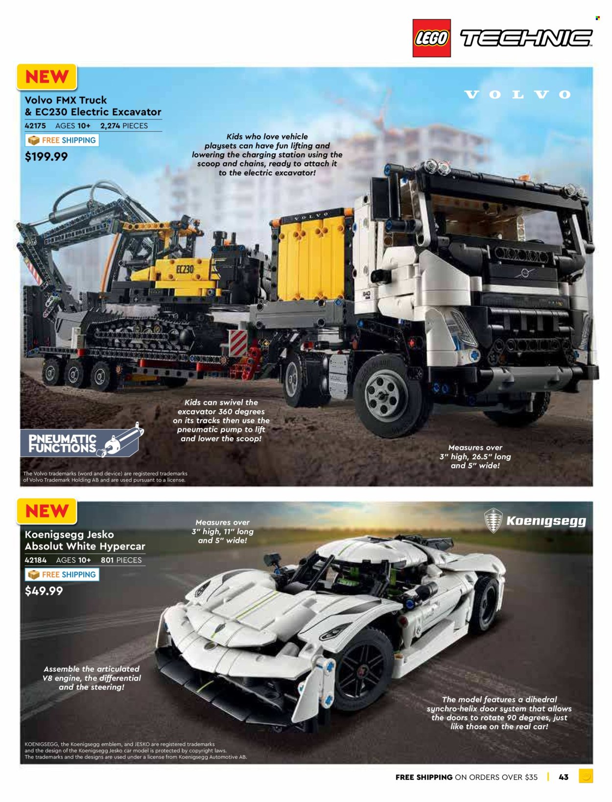 LEGO ad. Page 43