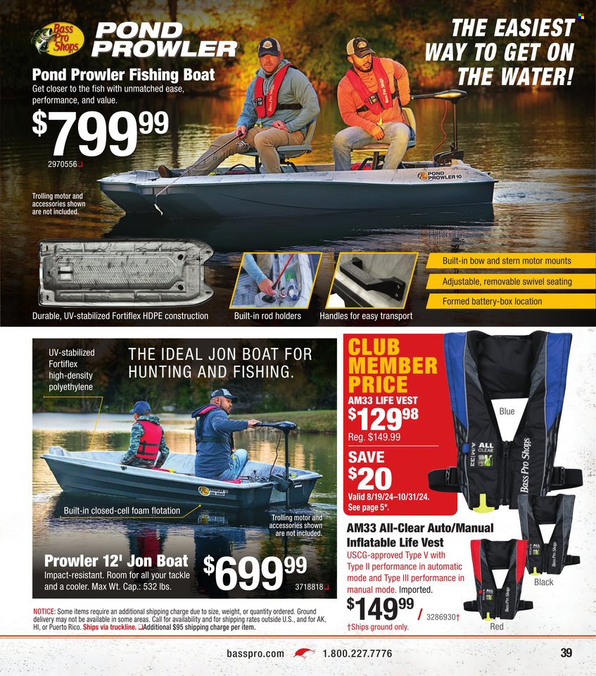 Bass Pro Shops ad. Page 1