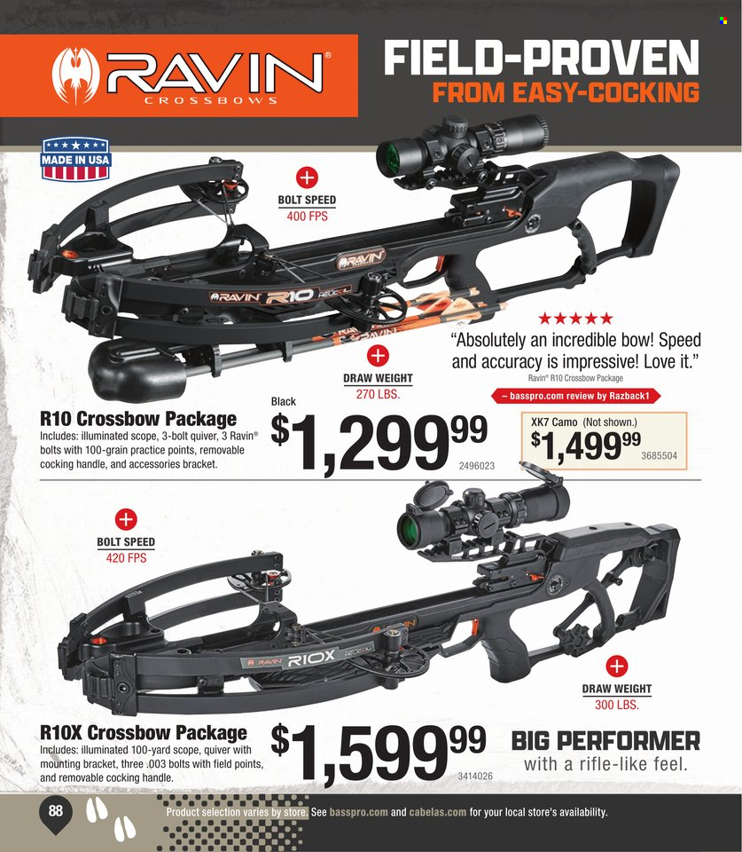 Cabela's ad. Page 1