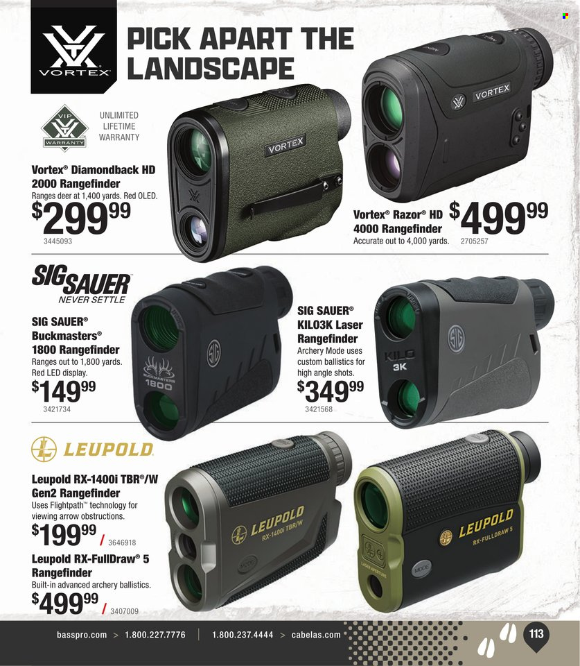 Cabela's ad. Page 1