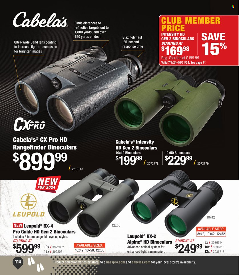 Cabela's ad. Page 1