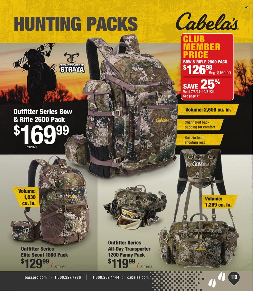 Cabela's ad. Page 1