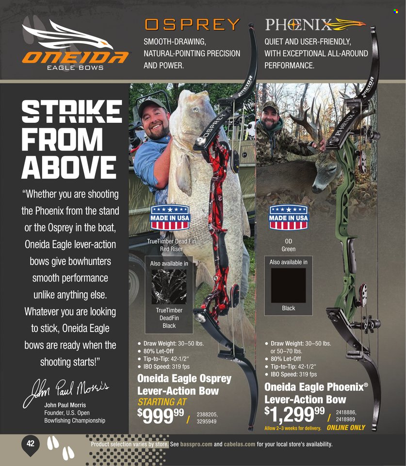 Bass Pro Shops ad. Page 1