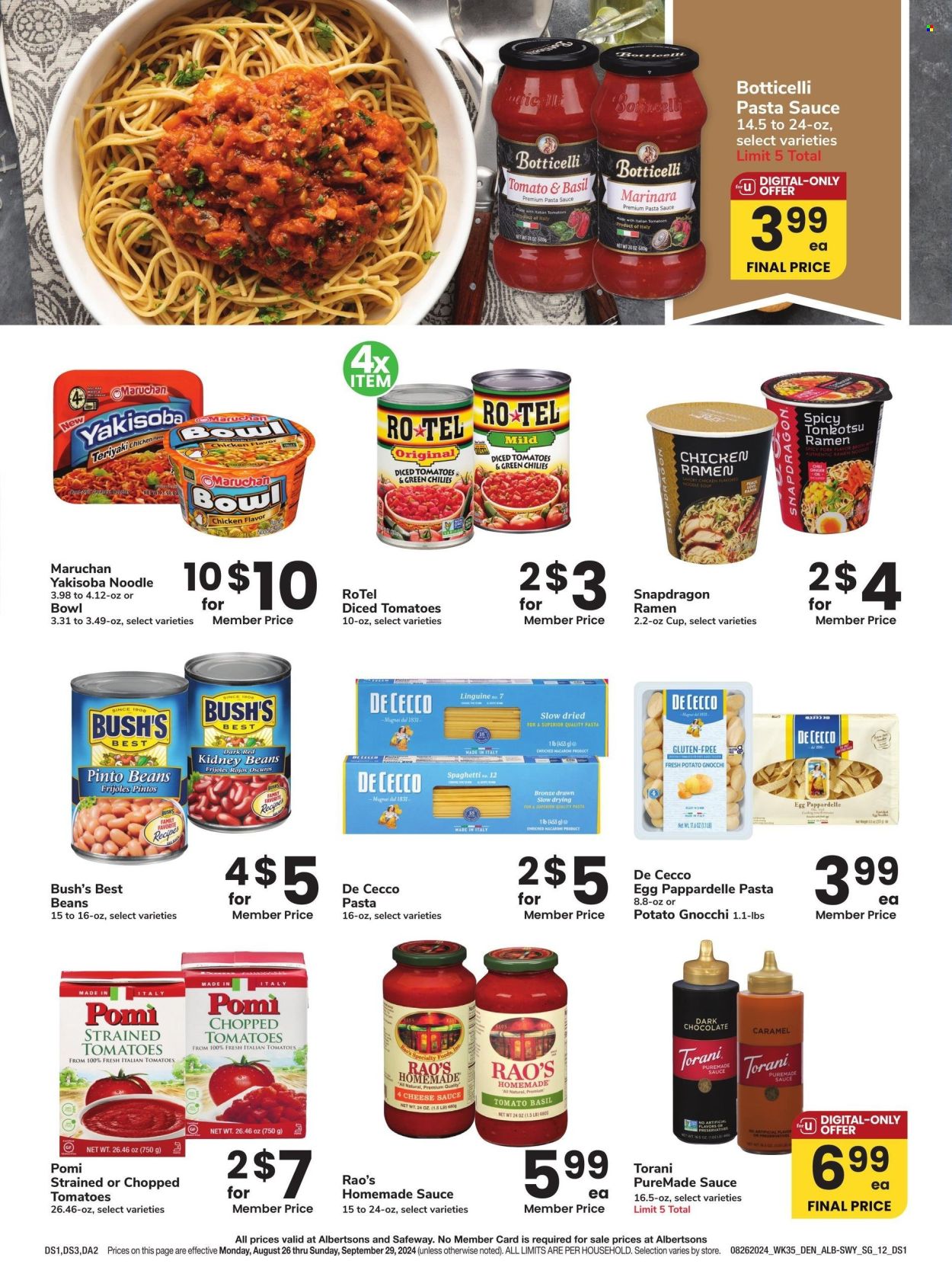 Safeway ad - 08/26/2024 - 09/29/2024. Page 21