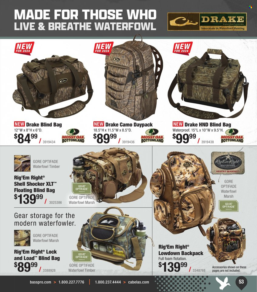 Bass Pro Shops ad. Page 1