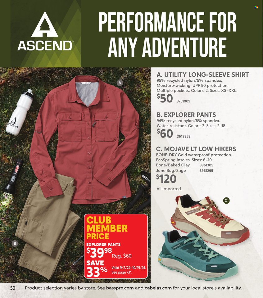 Bass Pro Shops ad. Page 1