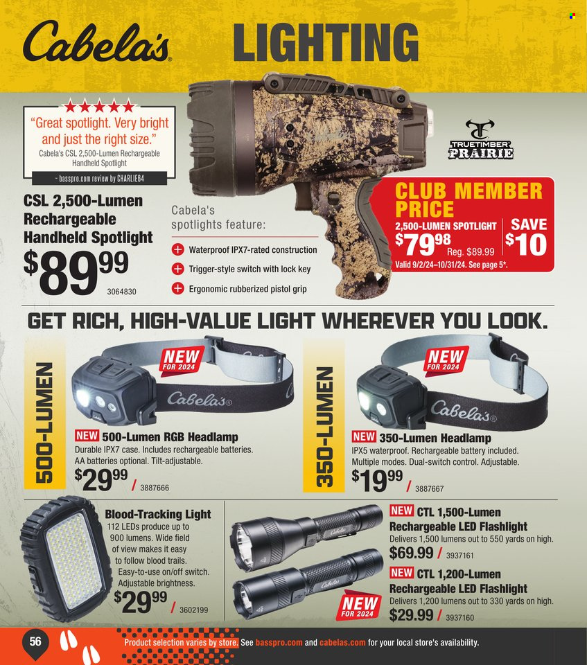 Bass Pro Shops ad. Page 1