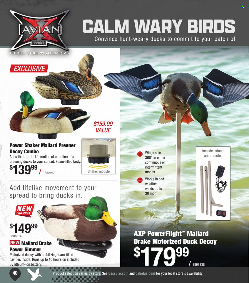 Cabela's ad. Page 1