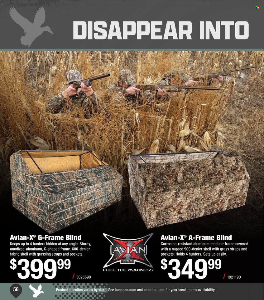 Cabela's ad. Page 56