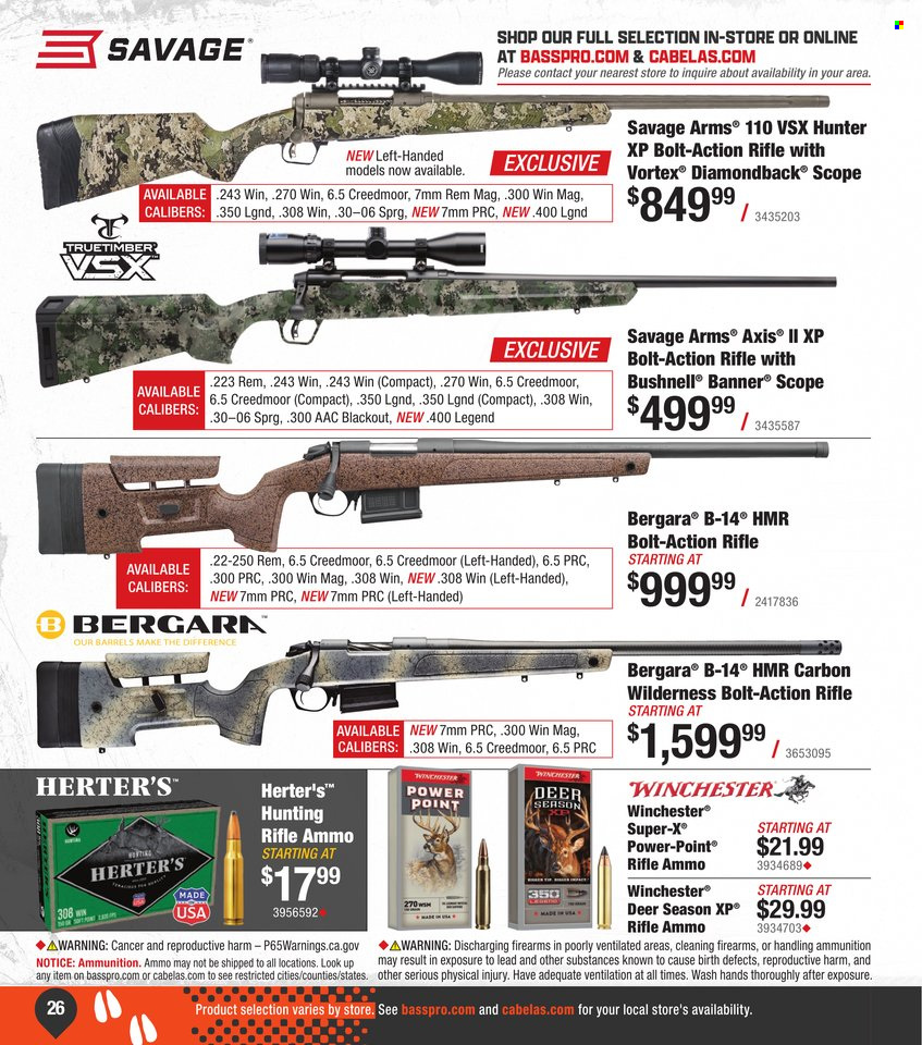 Cabela's ad. Page 1