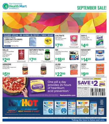 Health Mart Flyer - 09/01/2024 - 09/30/2024.