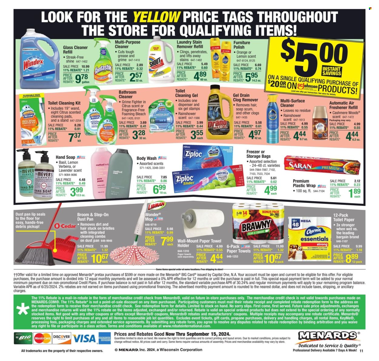 Menards ad - 09/05/2024 - 09/15/2024. Page 21