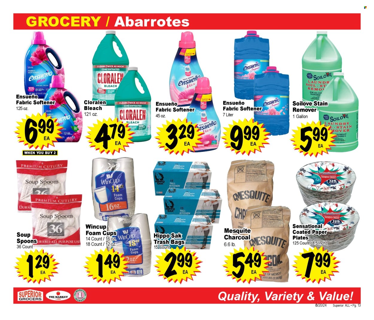 Superior Grocers ad - 08/20/2024 - 09/23/2024. Page 13