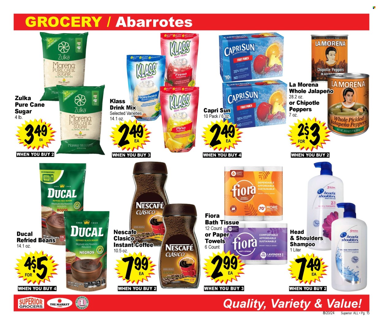 Superior Grocers ad - 08/20/2024 - 09/23/2024. Page 15