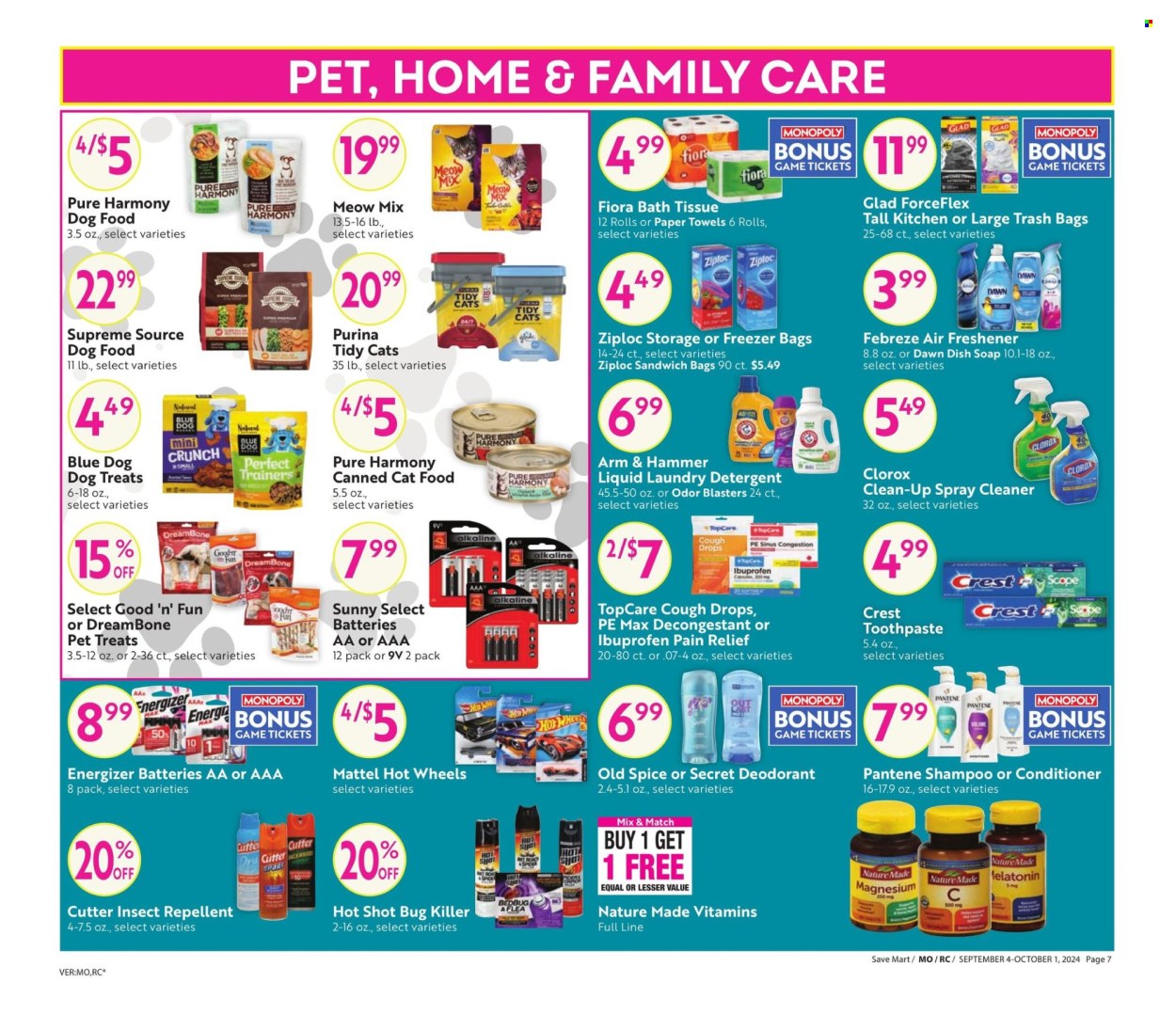 Save Mart ad - 09/04/2024 - 10/01/2024. Page 7