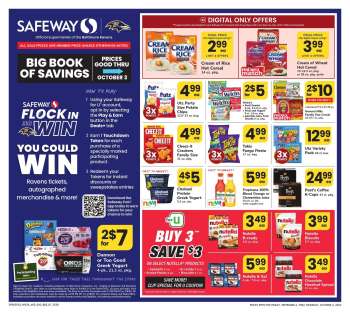 Safeway Flyer - 09/06/2024 - 10/03/2024.