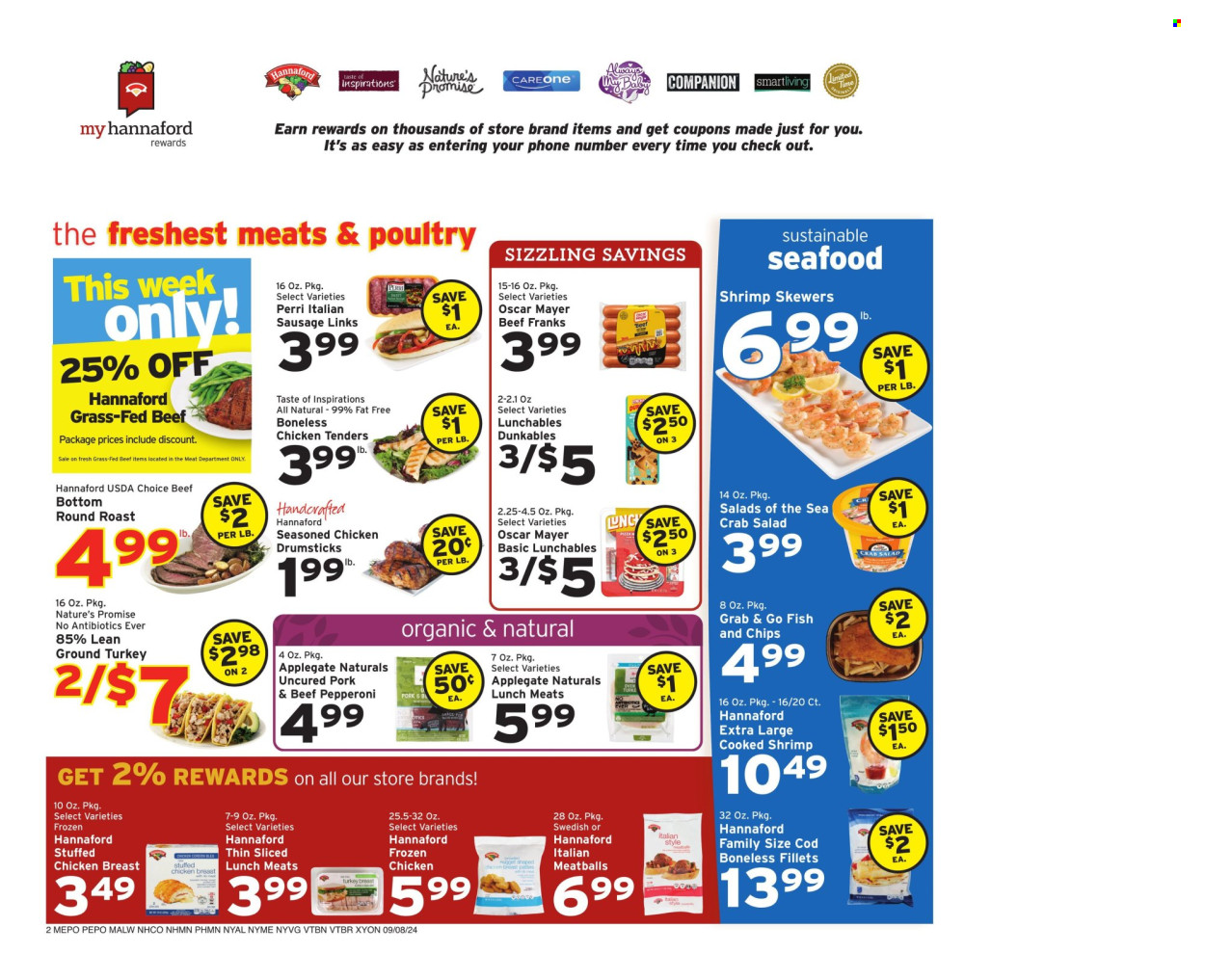 Hannaford ad - 09/08/2024 - 09/14/2024. Page 2