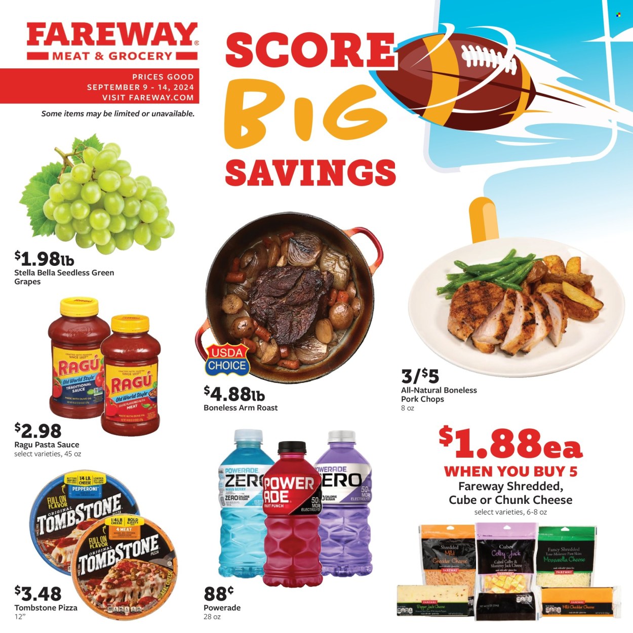 Fareway ad - 09/09/2024 - 09/14/2024. Page 1