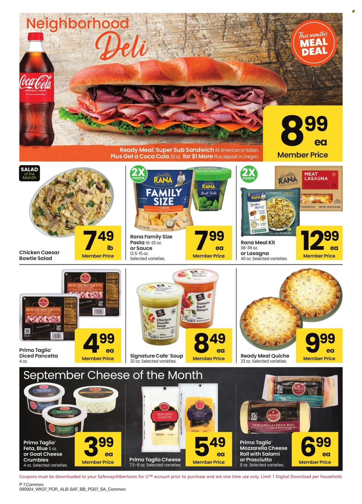 Safeway ad - 09/09/2024 - 10/06/2024. Page 7