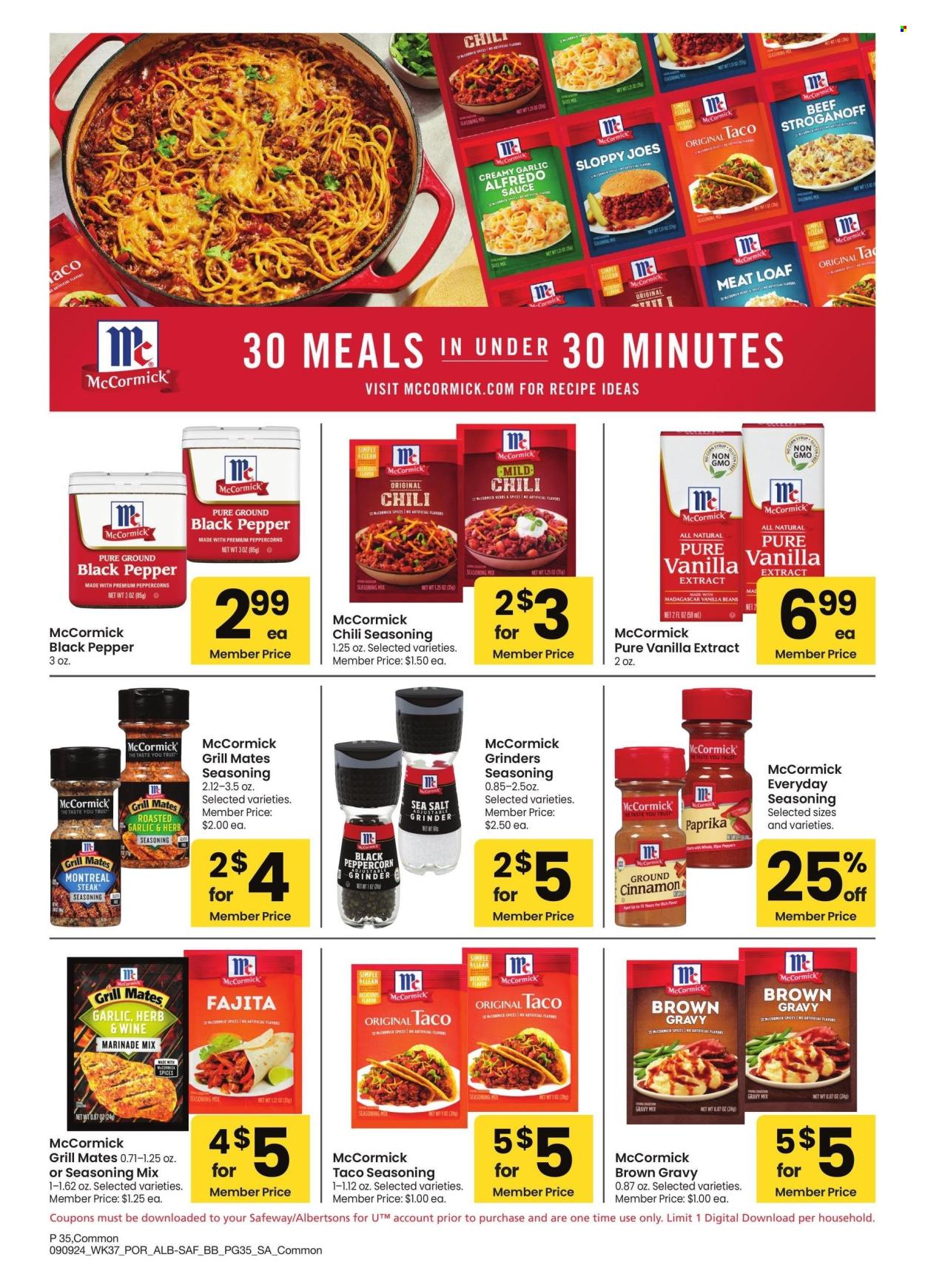 Safeway ad - 09/09/2024 - 10/06/2024. Page 35